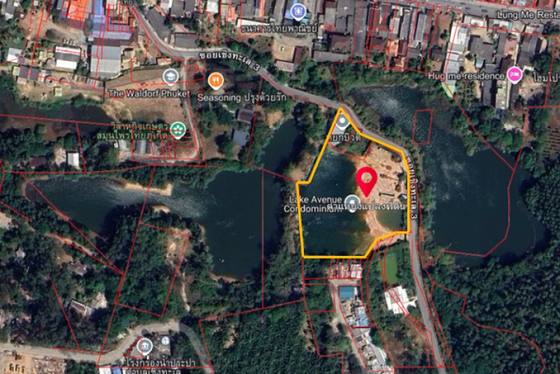 ขายที่ดิน ซอยเชิงทะเล 3 โครงการ Lake Avenue Phuket (ขายทั้งโครงการ)