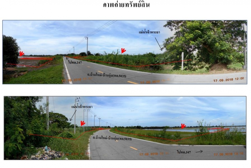 ที่ดินเปล่า ติดแม่น้ำเจ้าพระยา